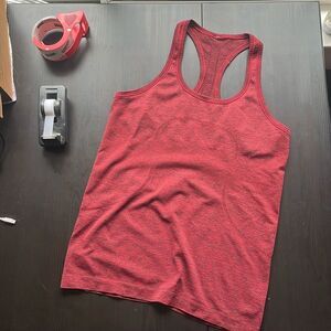 LULULEMON Red Swiftly Racerback Performance Tank W10